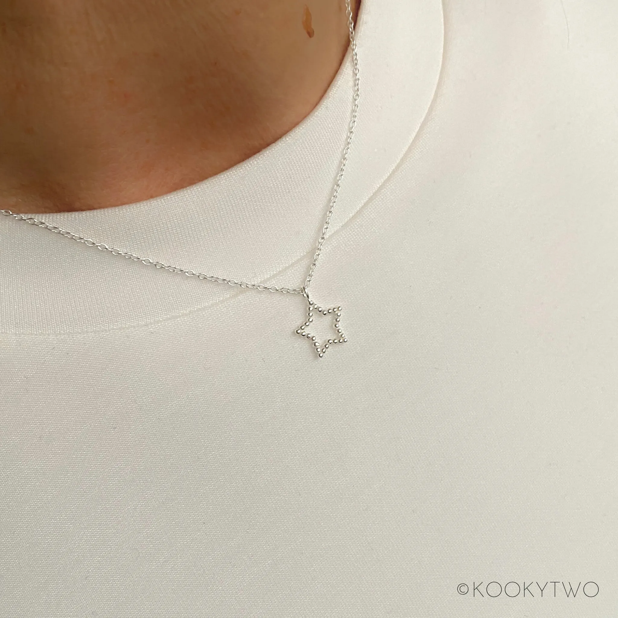 Silver Star Necklace