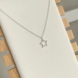Silver Star Necklace