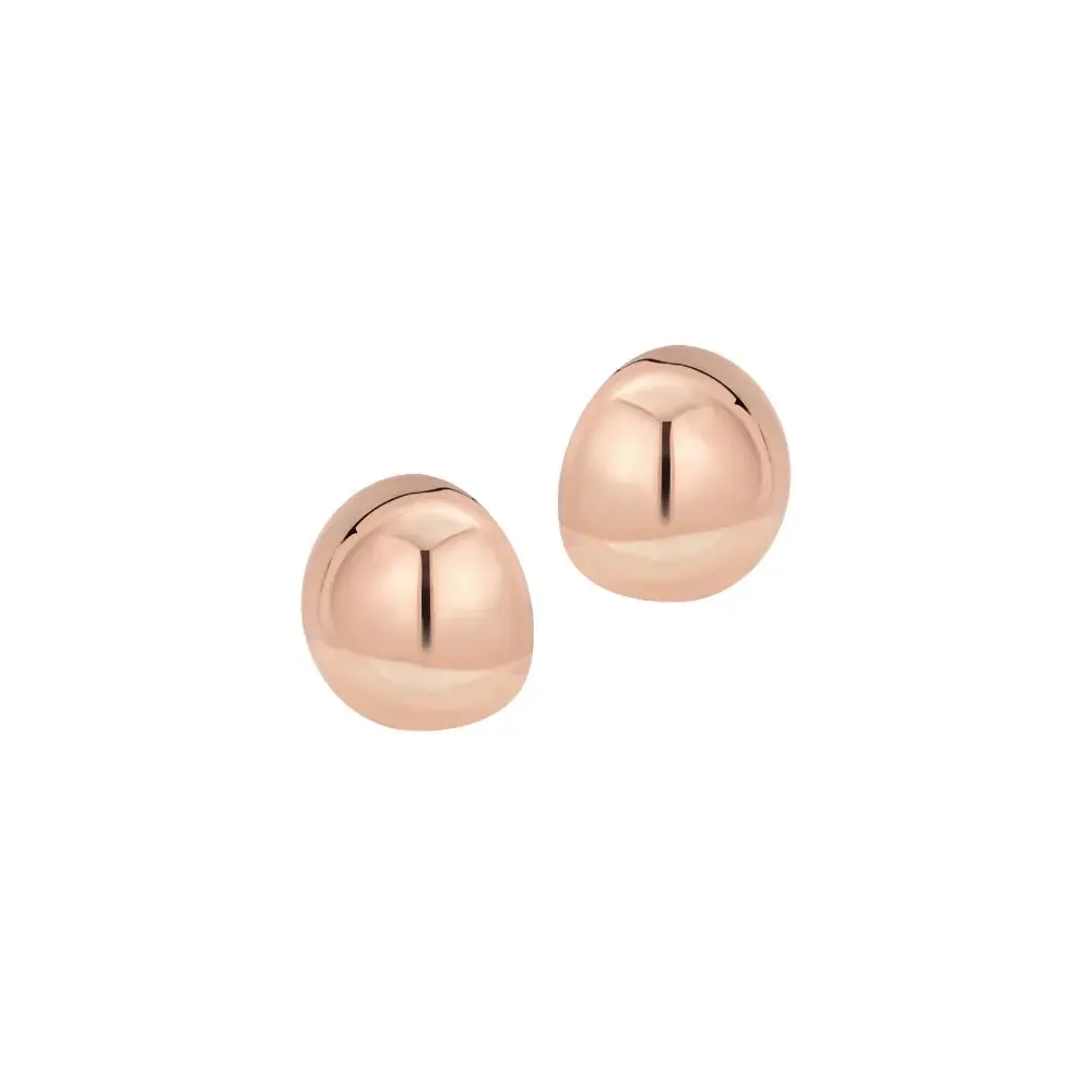 Single Ball Gold Earrings