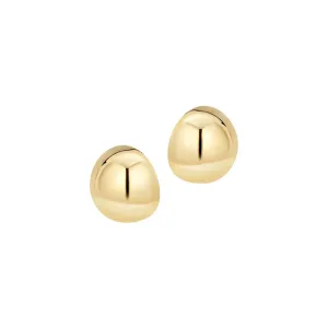 Single Ball Gold Earrings