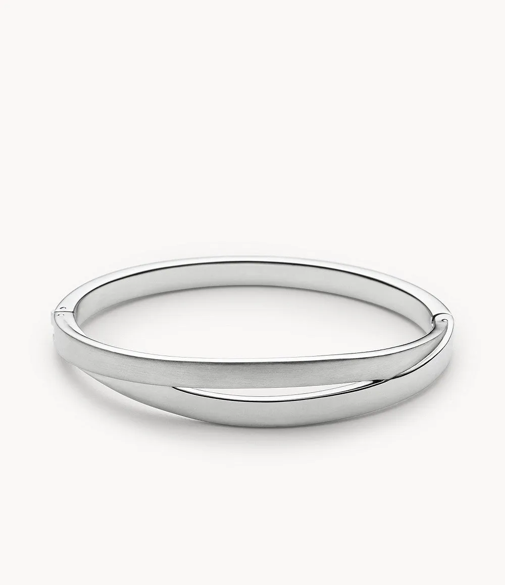 Skagen Steel Crossover Hinged Bangle