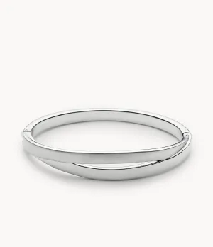 Skagen Steel Crossover Hinged Bangle