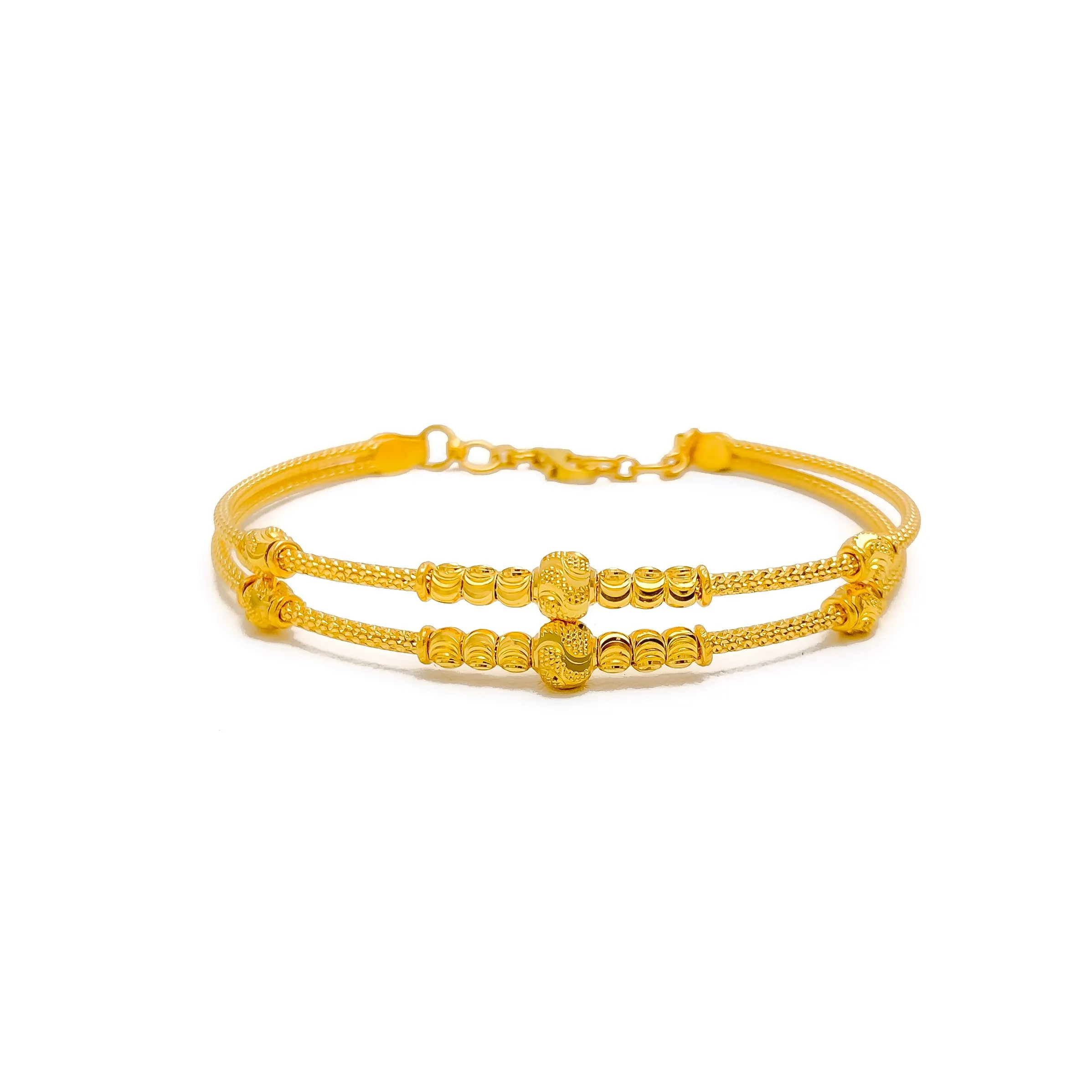 Sleek Sophisticated 22k Gold Bangle Bracelet