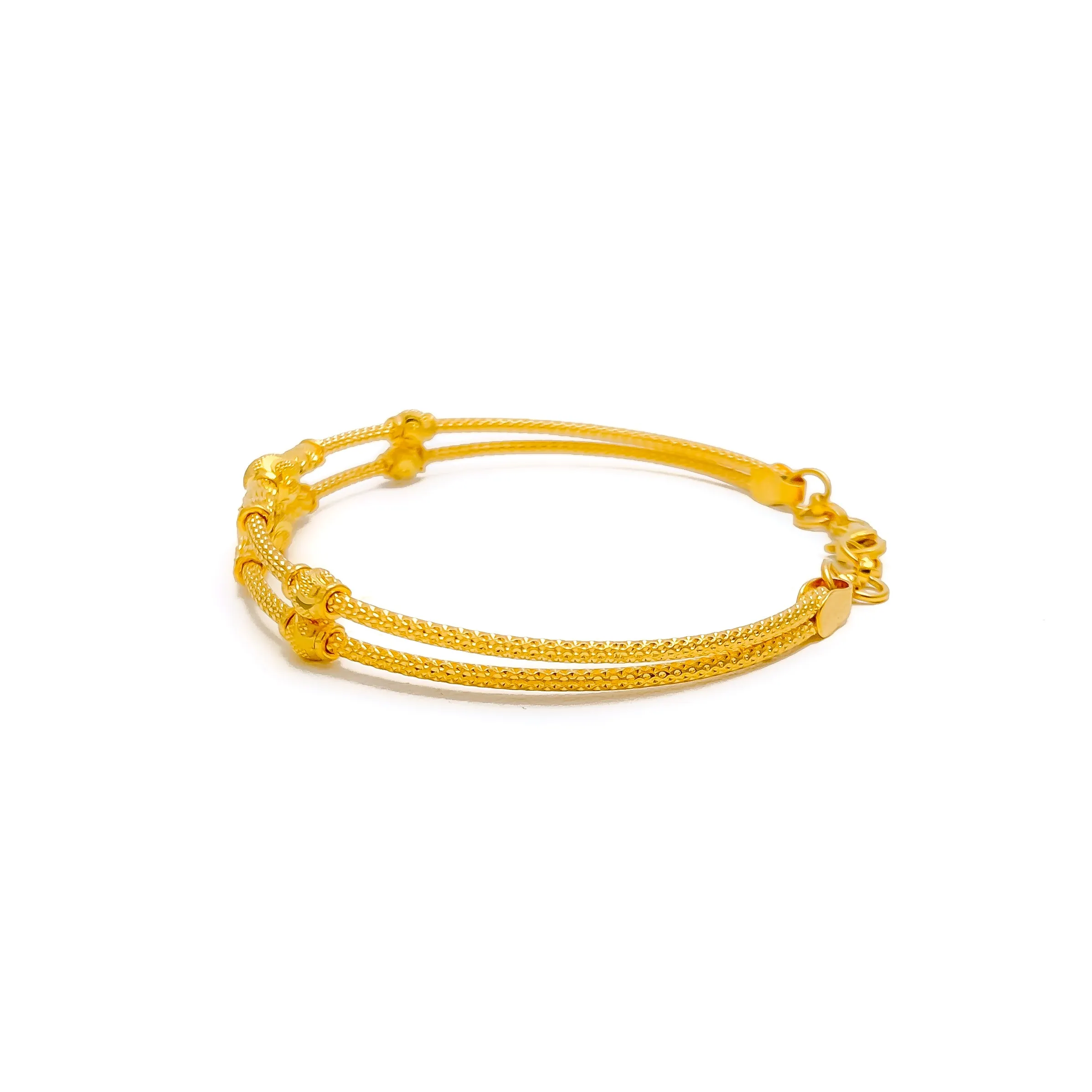 Sleek Sophisticated 22k Gold Bangle Bracelet
