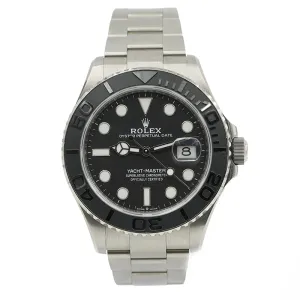 SOLD - 12/4/2023 - Rolex Yacht-Master 226627 RLX Titanium 42mm Black Dial B&P '23