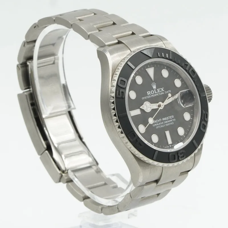 SOLD - 12/4/2023 - Rolex Yacht-Master 226627 RLX Titanium 42mm Black Dial B&P '23