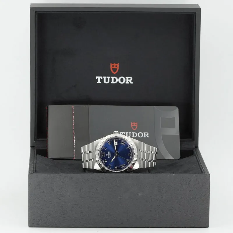 SOLD - 4/15/25 - Tudor Royal M28500 Blue Dial Stainless Steel 38mm B&P 2023