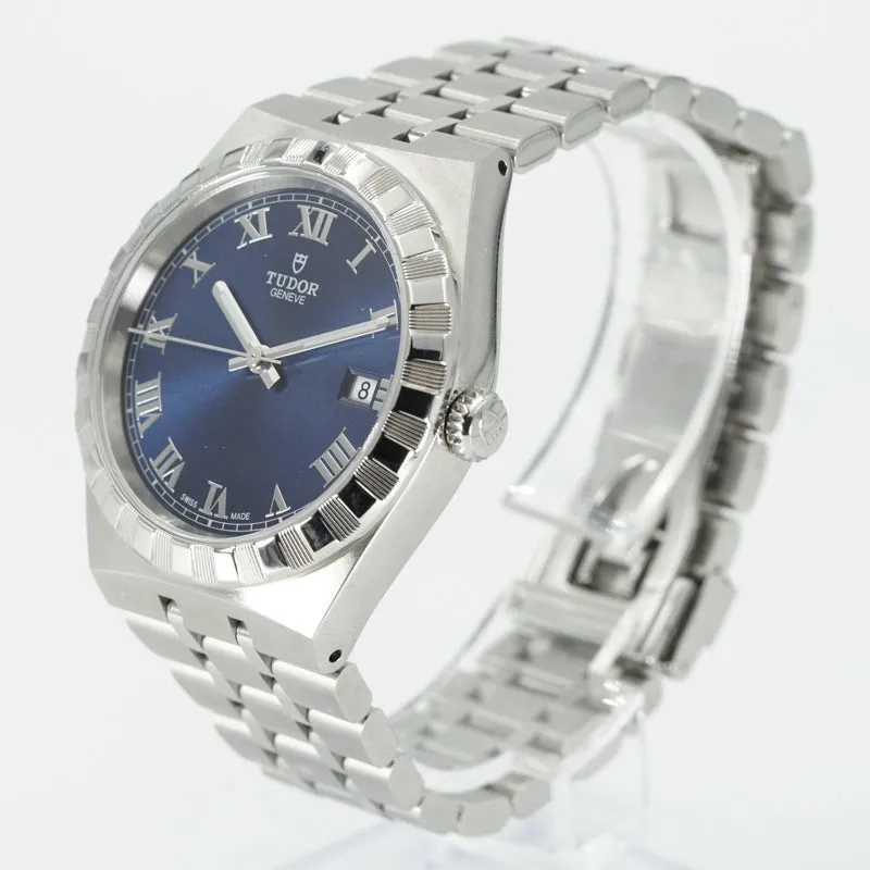 SOLD - 4/15/25 - Tudor Royal M28500 Blue Dial Stainless Steel 38mm B&P 2023