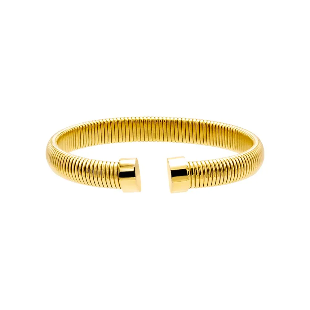 Solid Wide Snake Open Claw Bangle Bracelet