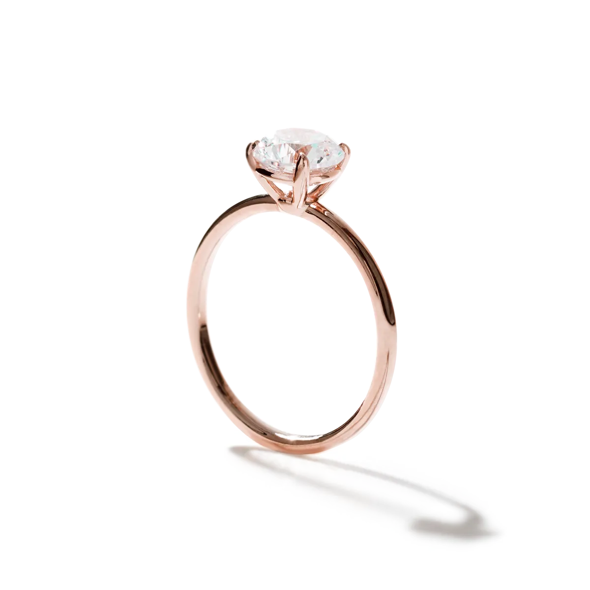 Solitaire Diamond Engagement Ring