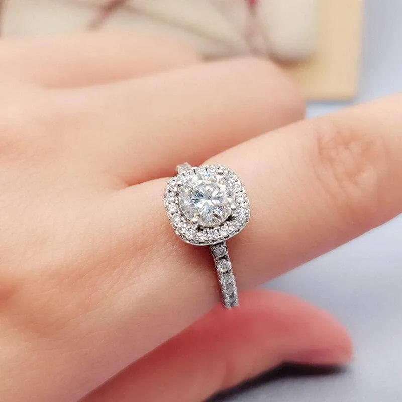 Solitaire Diamond Engagement Ring
