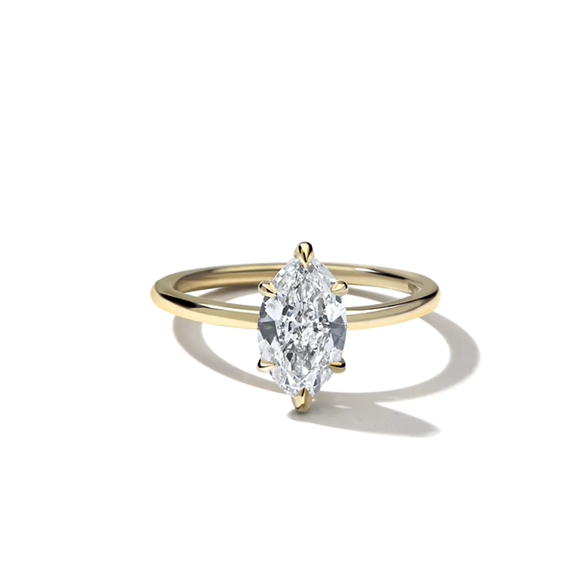 Solitaire Diamond Engagement Ring