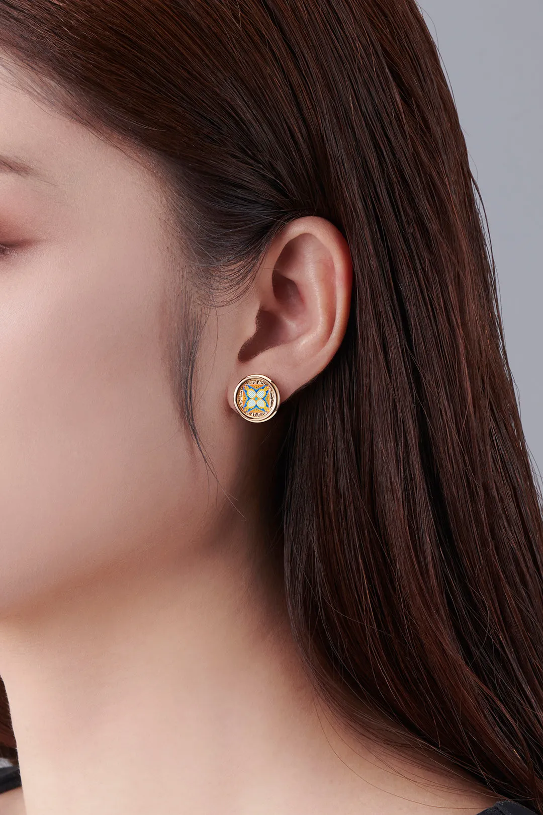Spanish Medallion Stud - Symmetry