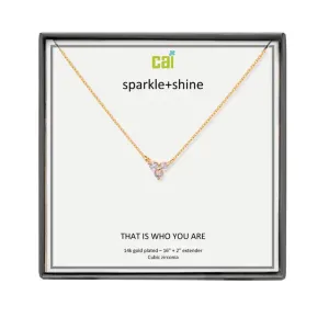 Sparkle   Shine Trio Necklace