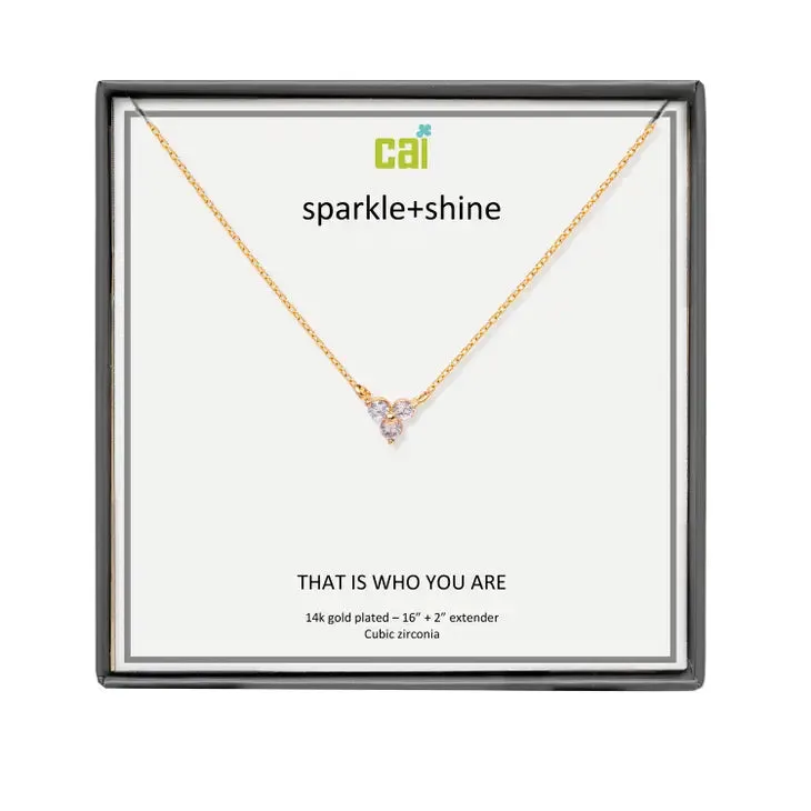 Sparkle   Shine Trio Necklace