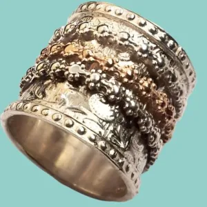 Spinner ring , Spin ring , Meditation ring , Engagement ring , Israel rings