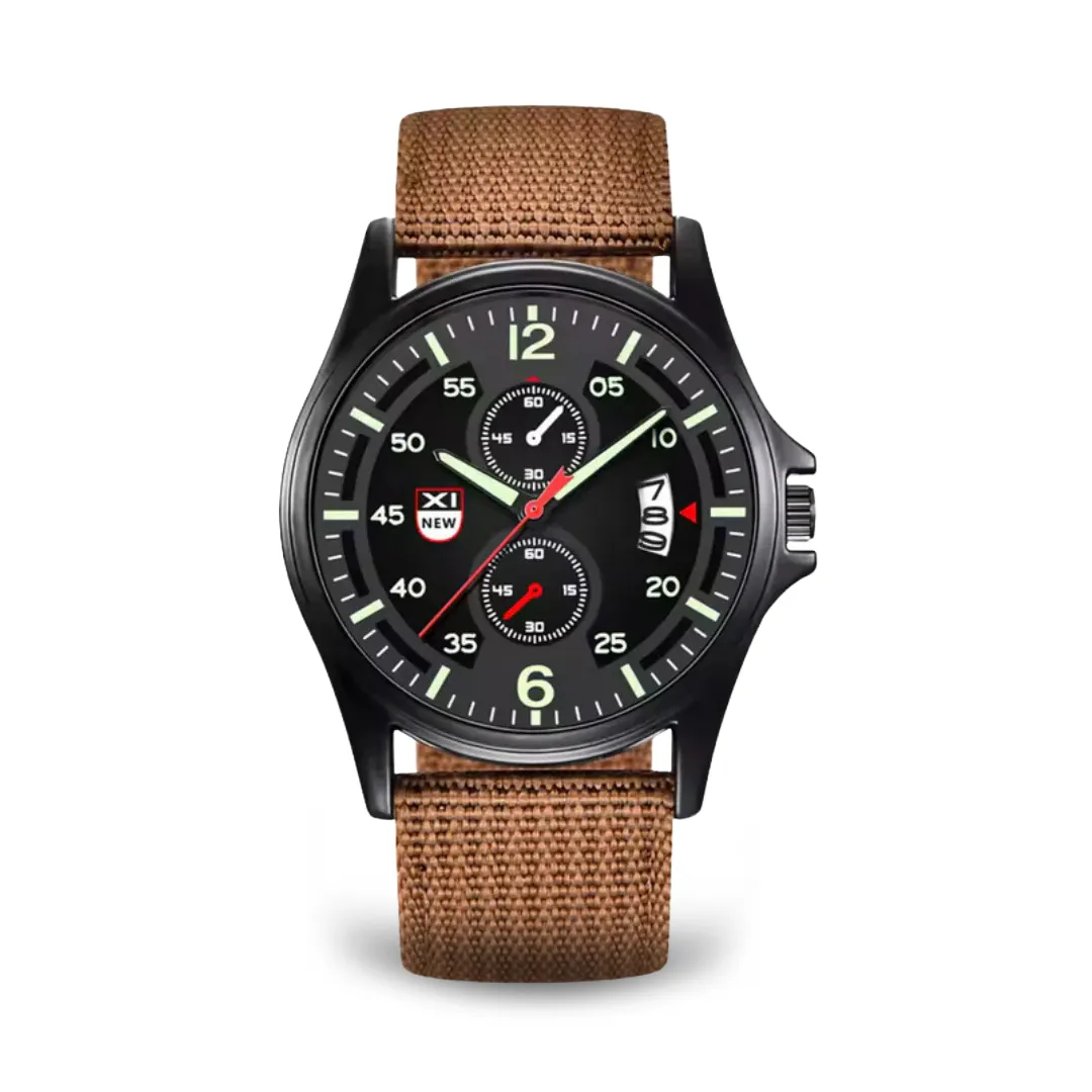 Sporty Military Quartz Watch