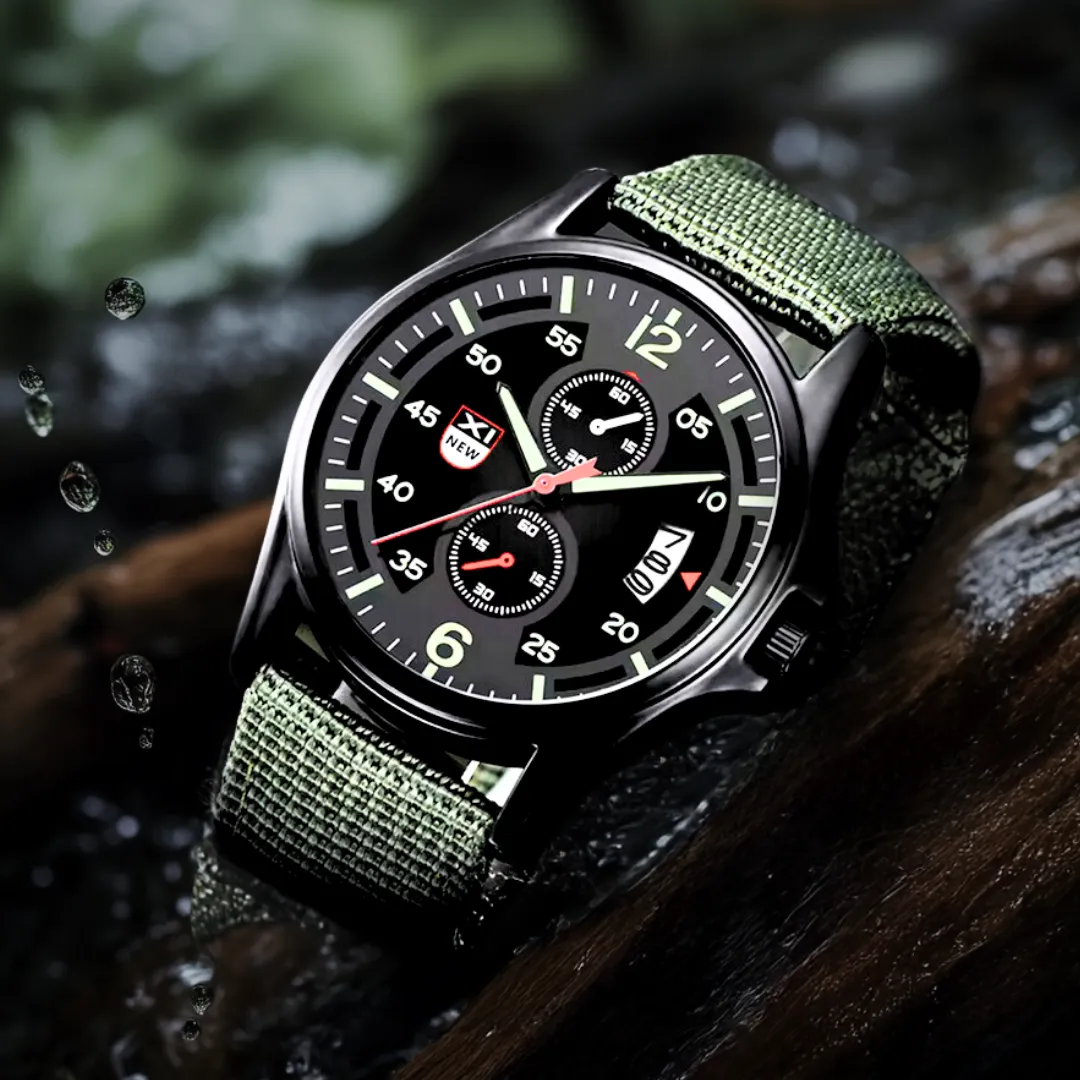 Sporty Military Quartz Watch