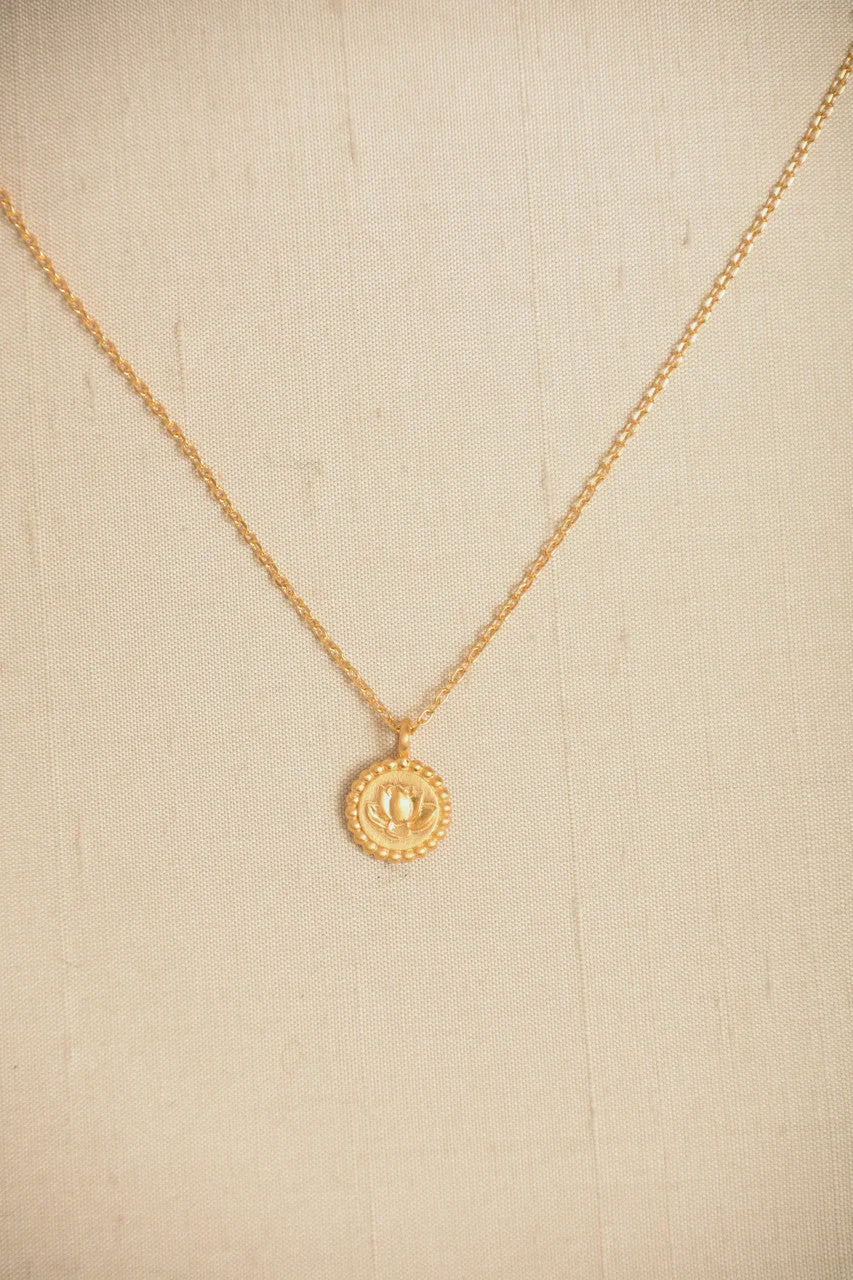 Spring Lotus 2024 - 16" Lotus Necklace