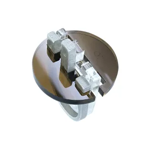 Stainless Steel & Plexiglass Facade Ring
