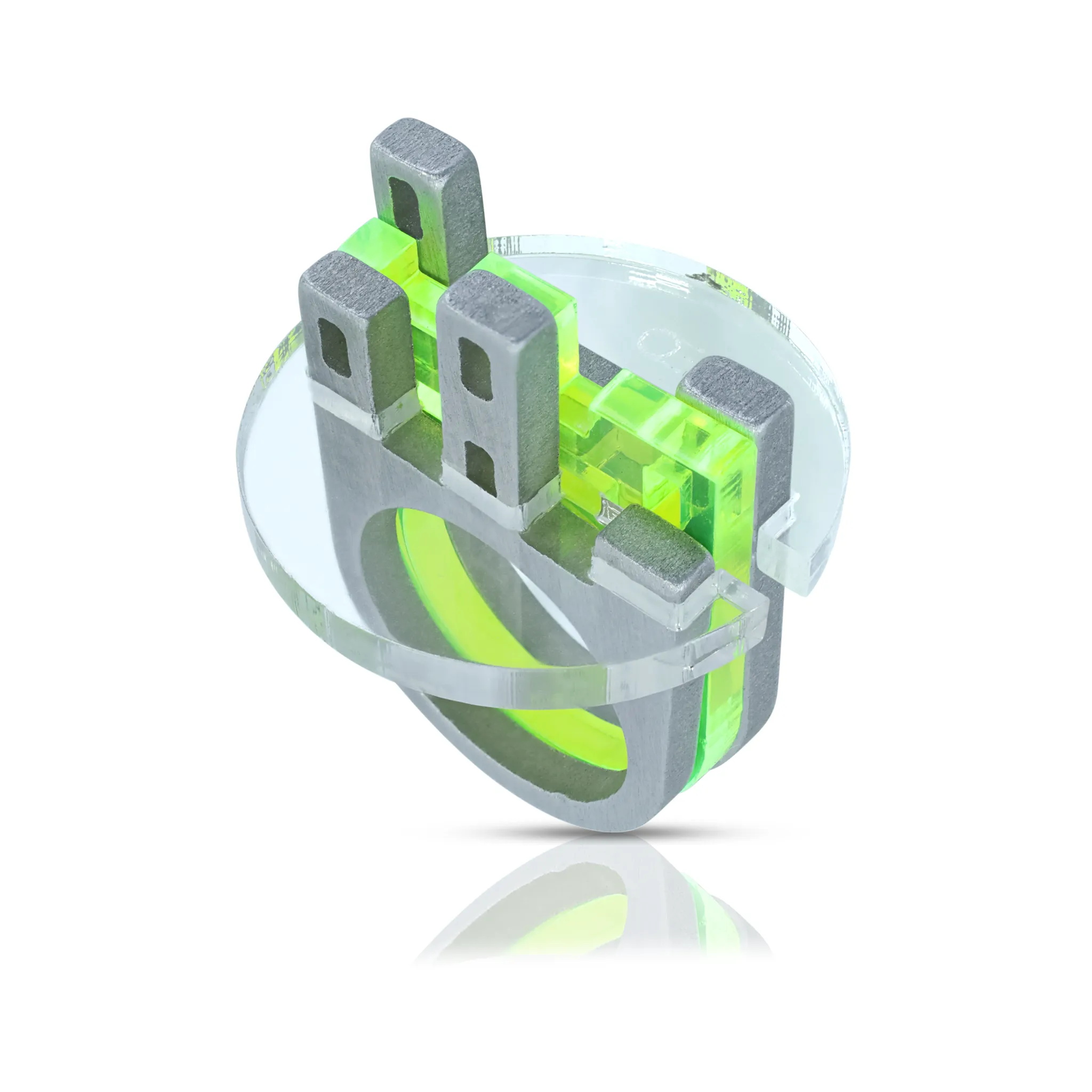 Stainless Steel & Plexiglass Facade Ring