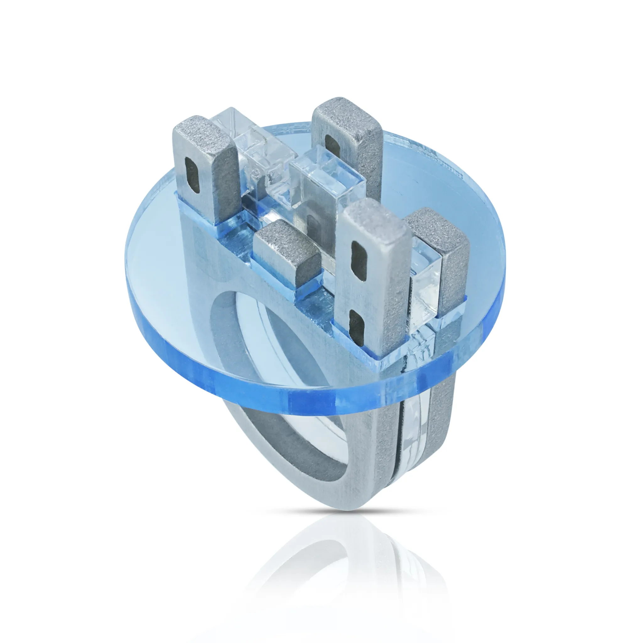 Stainless Steel & Plexiglass Facade Ring