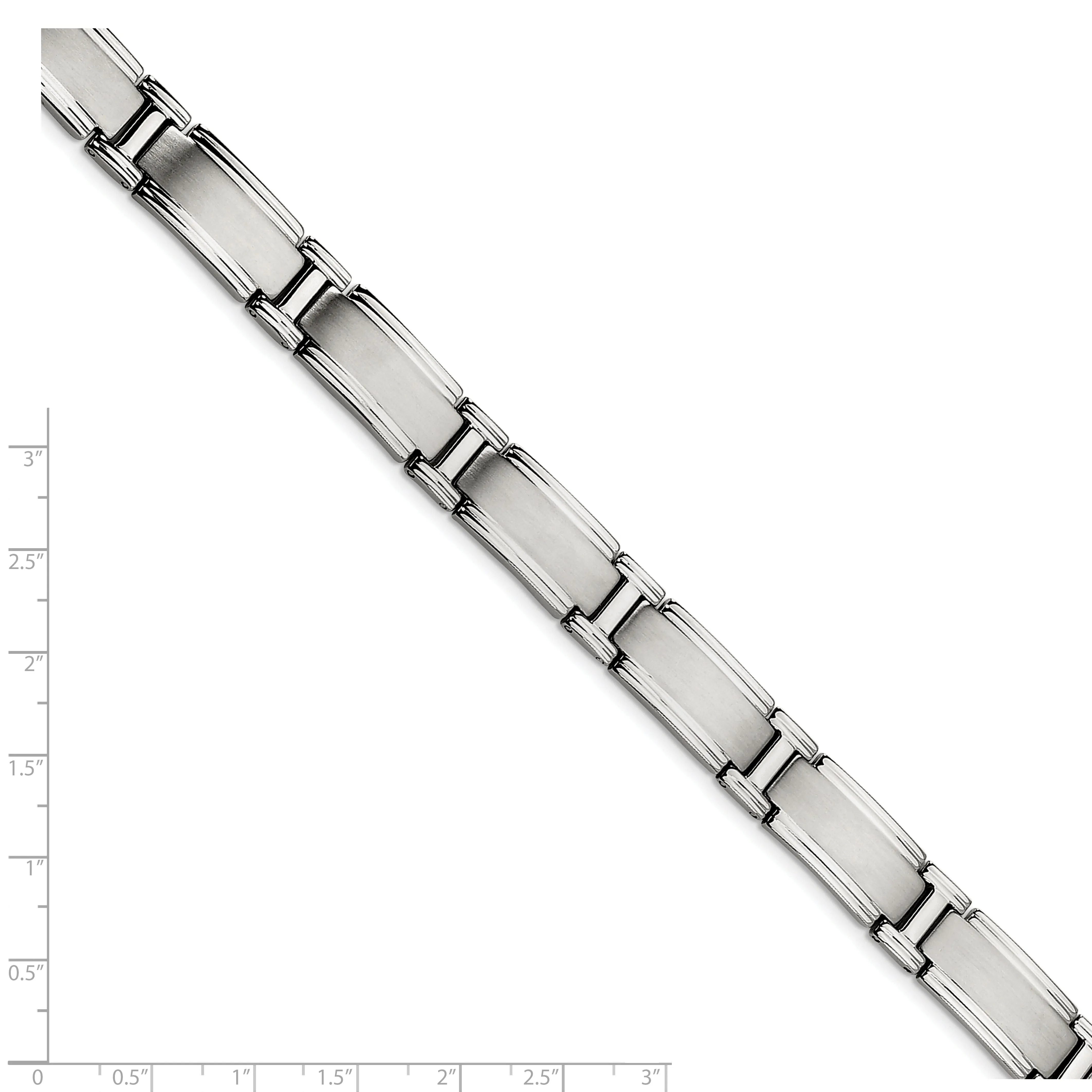 Stainless Steel Fold Over Bracelet
