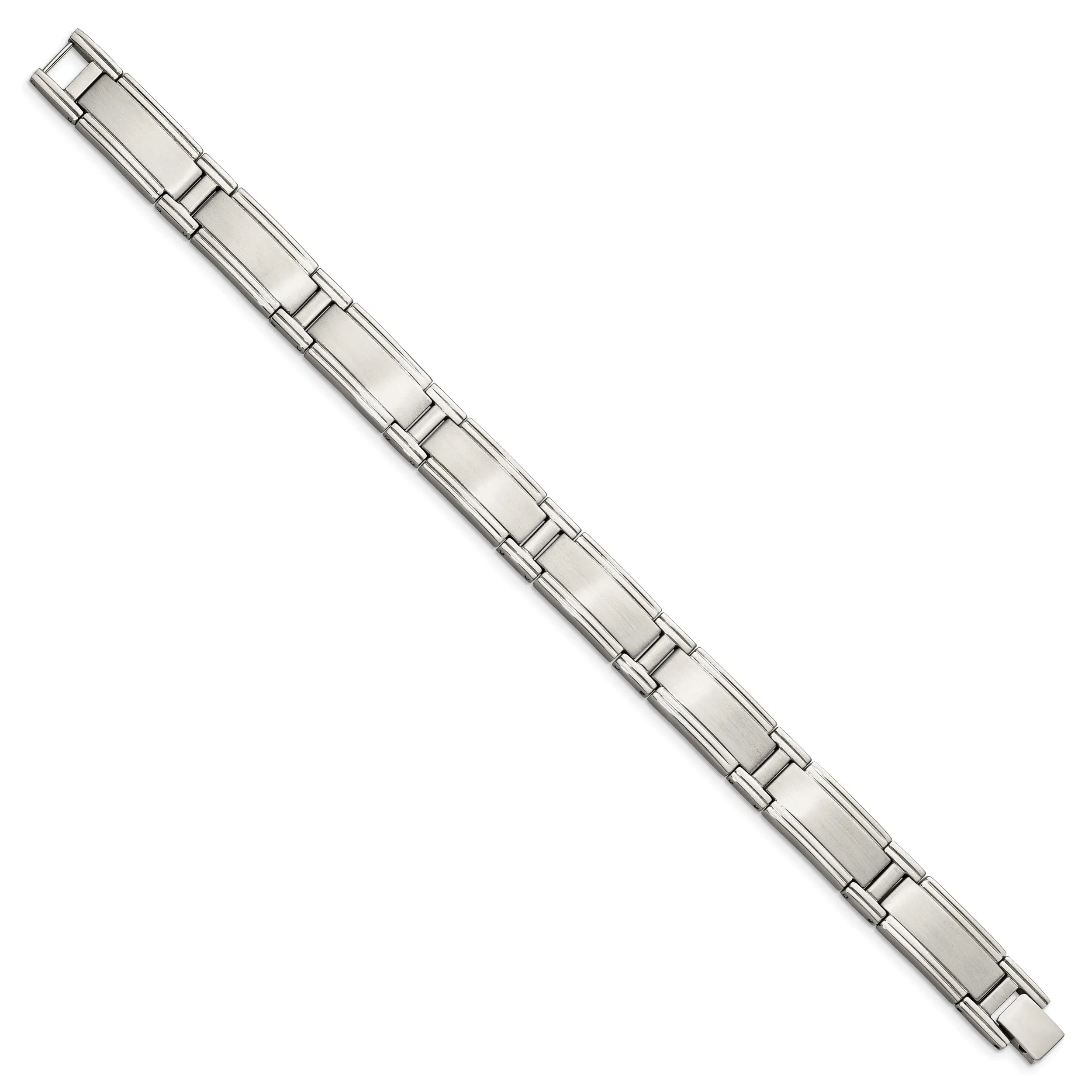 Stainless Steel Fold Over Bracelet