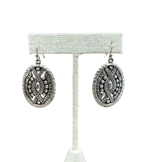 Sterling Plated Vintage Reproduction Earrings