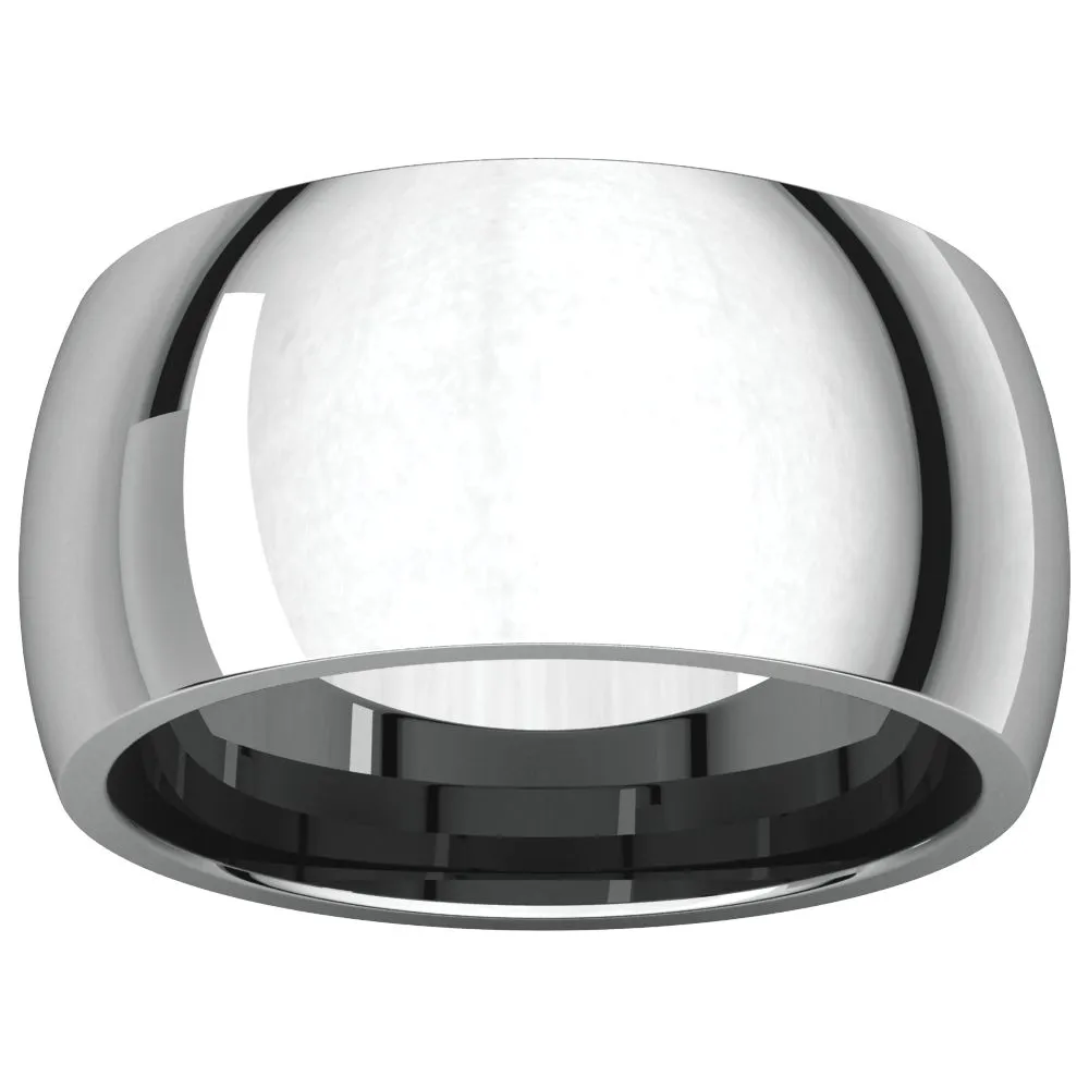 Sterling Silver 10mm Comfort Fit Band, Size 5.5
