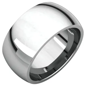 Sterling Silver 10mm Comfort Fit Band, Size 5.5