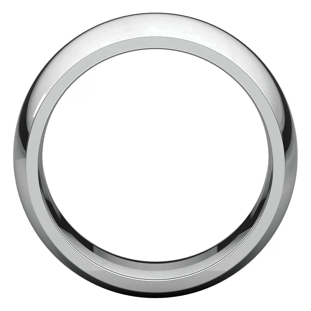 Sterling Silver 12mm Comfort Fit Band, Size 4.5