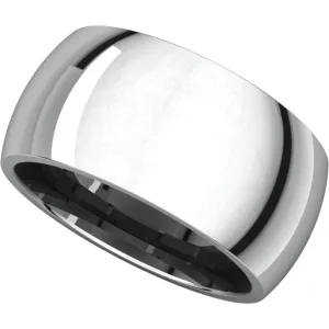 Sterling Silver 12mm Comfort Fit Band, Size 4.5