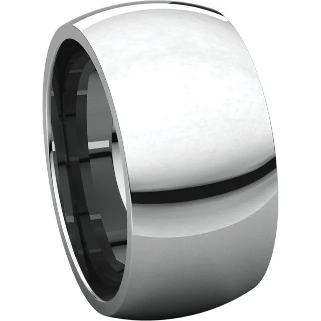 Sterling Silver 12mm Comfort Fit Band, Size 4.5