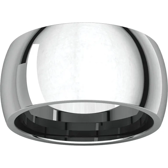 Sterling Silver 12mm Comfort Fit Band, Size 4.5