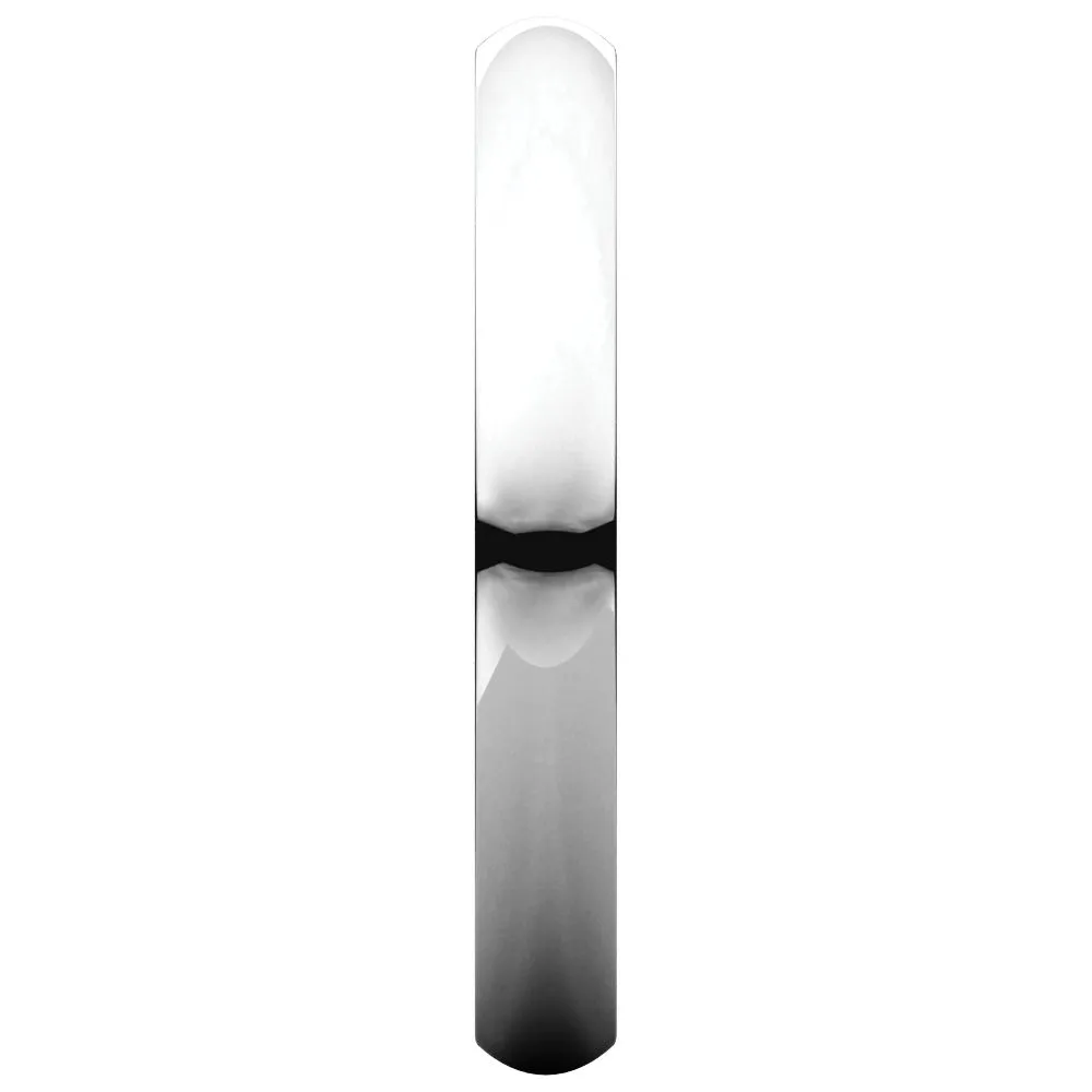 Sterling Silver 3mm Heavy Comfort Fit Band, Size 10