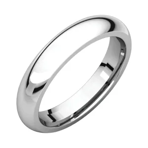 Sterling Silver 4mm Comfort Fit Band, Size 8.5