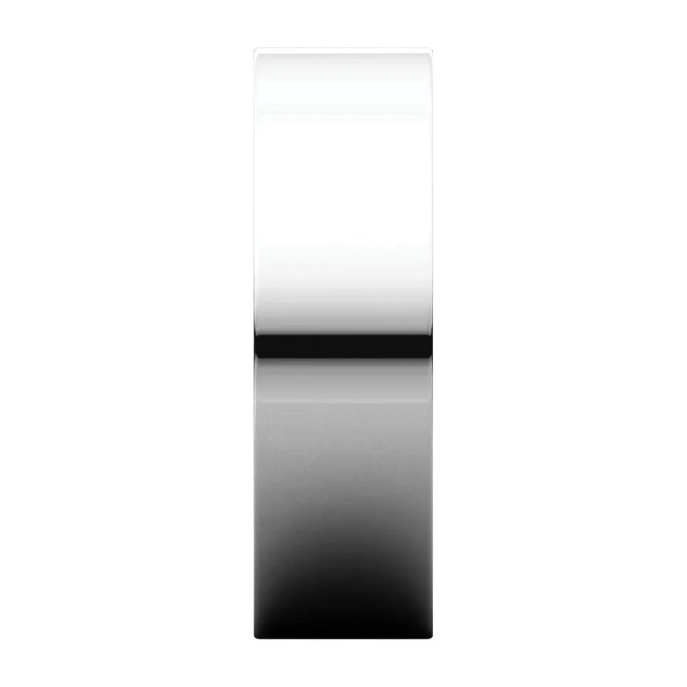 Sterling Silver 6mm Flat Band, Size 12