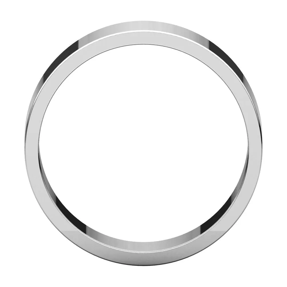 Sterling Silver 6mm Flat Band, Size 12