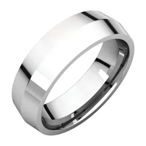 Sterling Silver 6mm Knife Edge Comfort Fit Band, Size 9