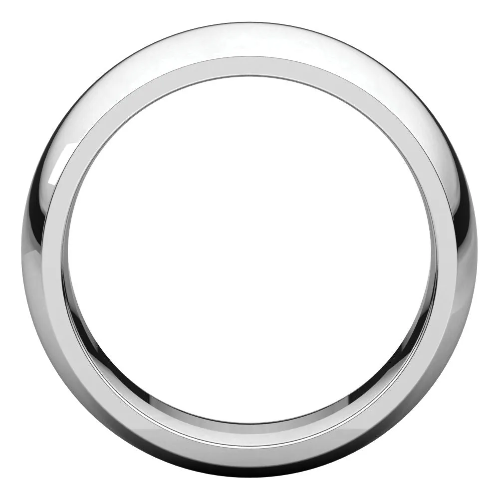 Sterling Silver 8mm Comfort Fit Band, Size 14