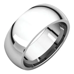 Sterling Silver 8mm Comfort Fit Band, Size 8