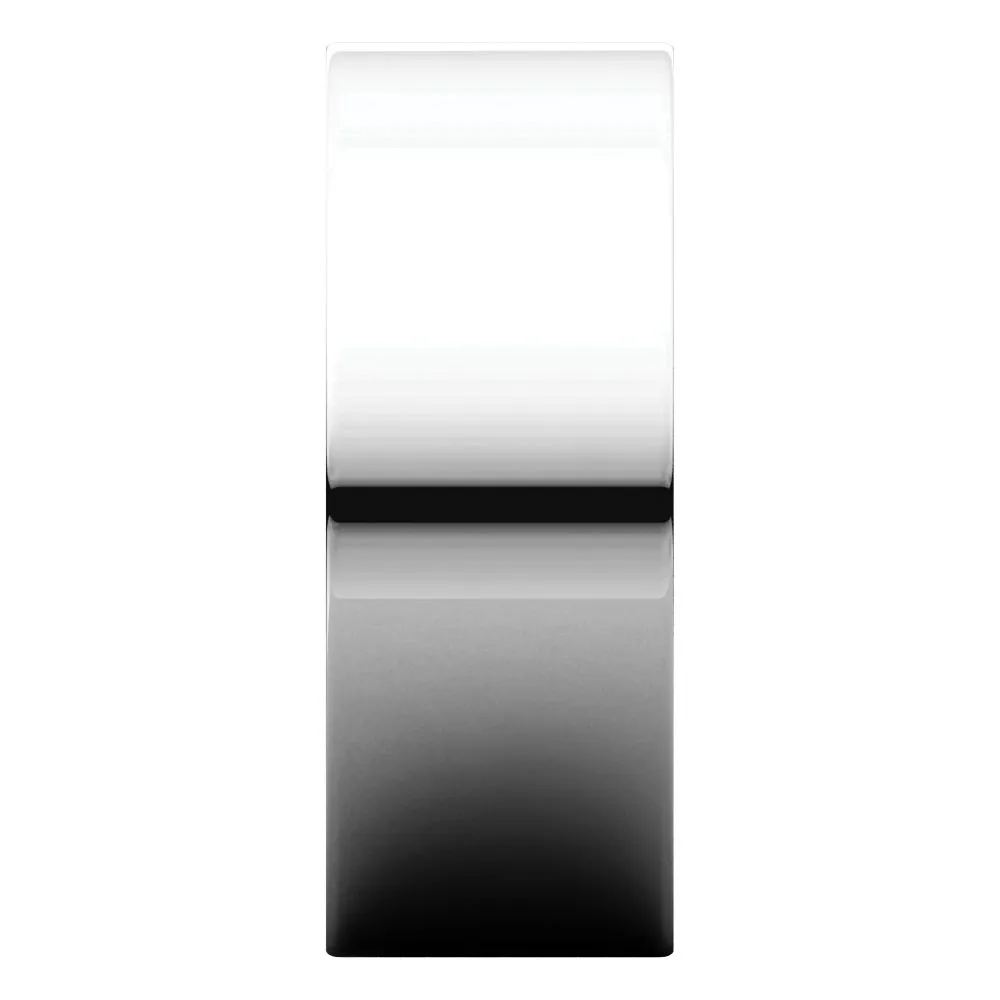 Sterling Silver 8mm Flat Band, Size 7