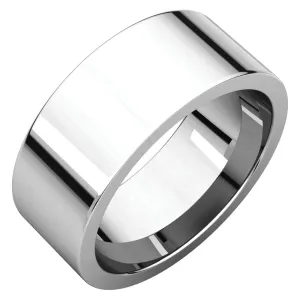 Sterling Silver 8mm Flat Band, Size 7