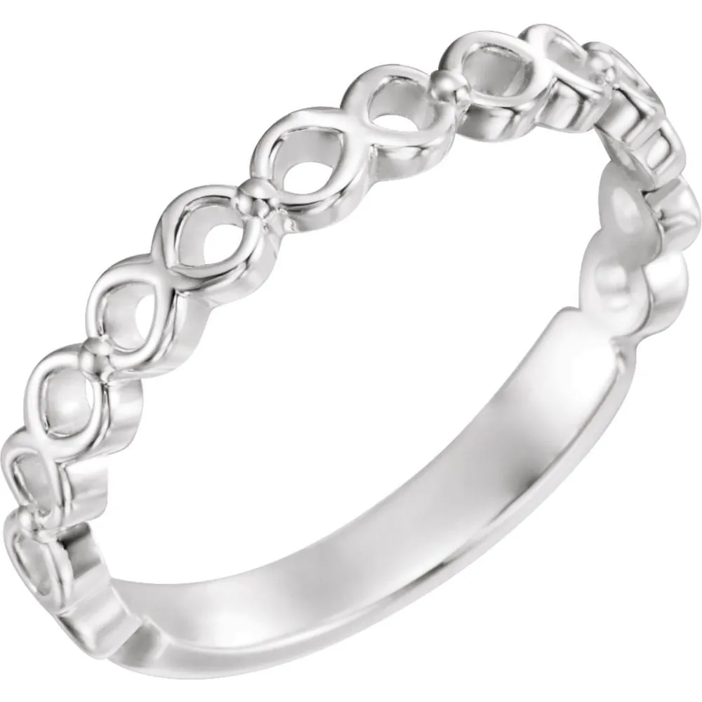 Sterling Silver Stackable Ring, Size 7