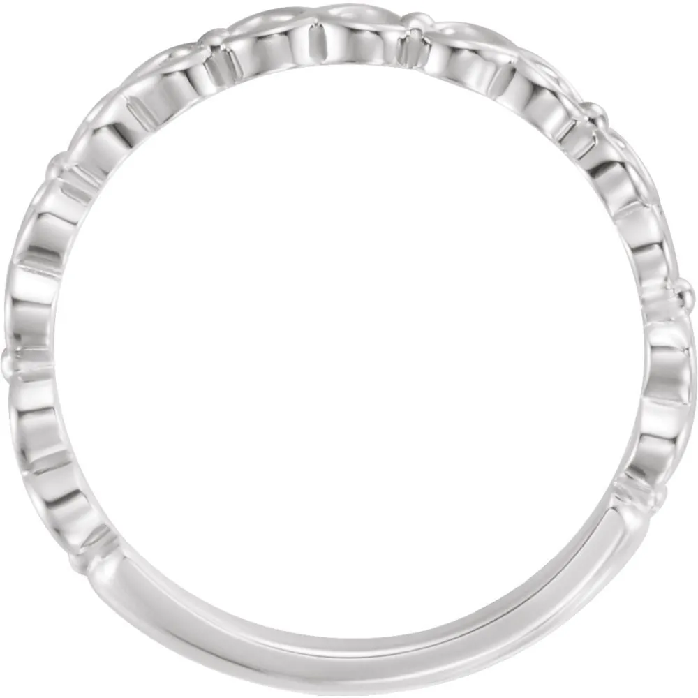 Sterling Silver Stackable Ring, Size 7