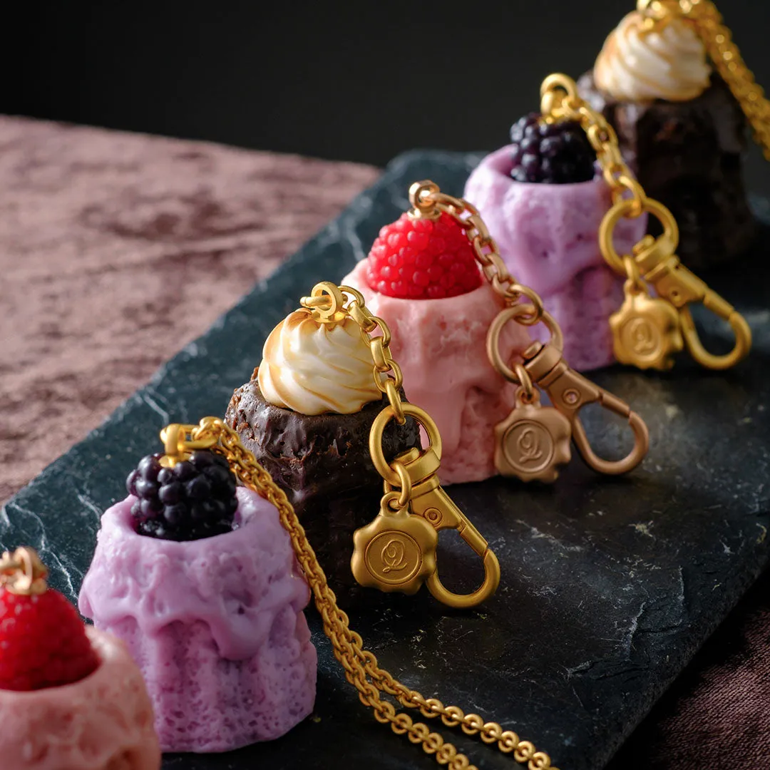Strawberry Canelé Necklace【Japan Jewelry】