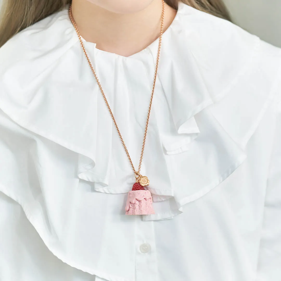Strawberry Canelé Necklace【Japan Jewelry】