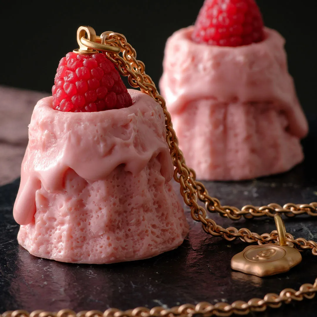 Strawberry Canelé Necklace【Japan Jewelry】