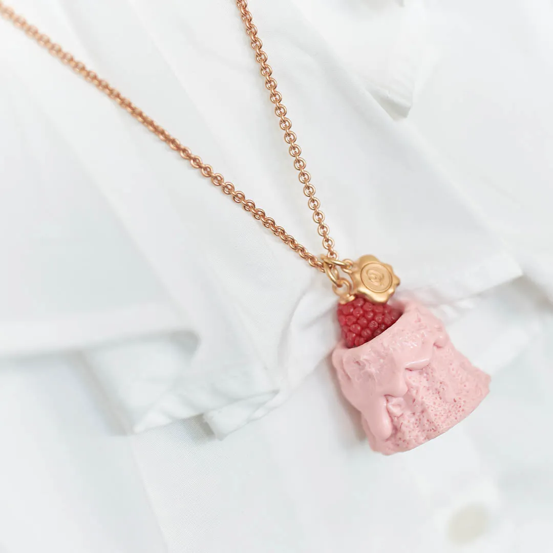 Strawberry Canelé Necklace【Japan Jewelry】